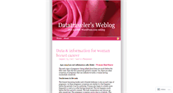 Desktop Screenshot of datatraveler.wordpress.com