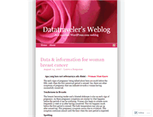Tablet Screenshot of datatraveler.wordpress.com