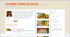 Desktop Screenshot of labuenacocinaessalud.wordpress.com
