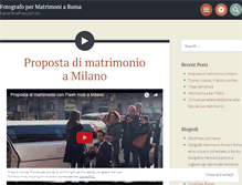 Tablet Screenshot of fotografimatrimonioroma.wordpress.com