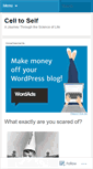 Mobile Screenshot of celltoself.wordpress.com