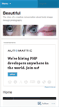 Mobile Screenshot of beautifulproject.wordpress.com