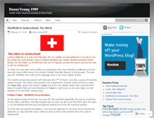 Tablet Screenshot of dannyyoung1989.wordpress.com