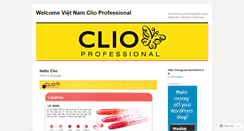 Desktop Screenshot of cliovietnam.wordpress.com