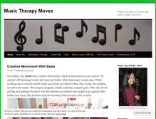 Tablet Screenshot of musictherapymoves.wordpress.com