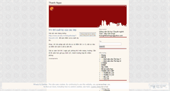 Desktop Screenshot of hoangttngoc.wordpress.com