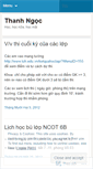 Mobile Screenshot of hoangttngoc.wordpress.com