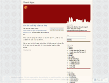 Tablet Screenshot of hoangttngoc.wordpress.com