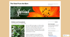 Desktop Screenshot of garlandnursery.wordpress.com