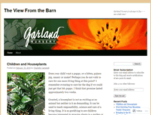 Tablet Screenshot of garlandnursery.wordpress.com