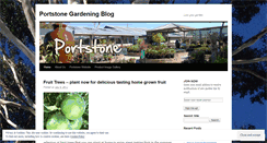 Desktop Screenshot of portstonegardening.wordpress.com