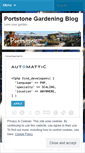 Mobile Screenshot of portstonegardening.wordpress.com