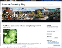 Tablet Screenshot of portstonegardening.wordpress.com