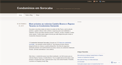 Desktop Screenshot of condominiosorocaba.wordpress.com