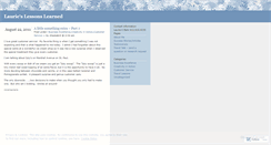 Desktop Screenshot of lauriebahr.wordpress.com