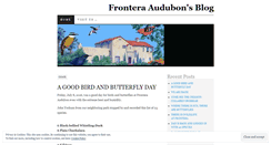 Desktop Screenshot of fronteraaudubon.wordpress.com