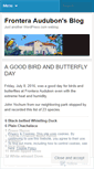 Mobile Screenshot of fronteraaudubon.wordpress.com