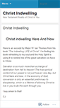 Mobile Screenshot of christindwelling.wordpress.com