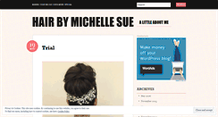 Desktop Screenshot of hairbymichelle.wordpress.com