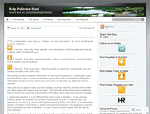 Tablet Screenshot of helppakistanheal.wordpress.com