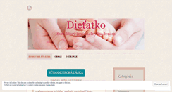 Desktop Screenshot of dietatko.wordpress.com