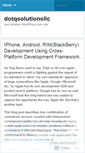 Mobile Screenshot of dotqsolutionsllc.wordpress.com