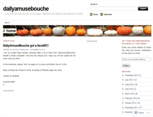 Tablet Screenshot of dailyamusebouche.wordpress.com
