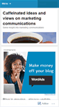 Mobile Screenshot of cuppamarcomm.wordpress.com