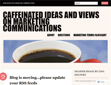 Tablet Screenshot of cuppamarcomm.wordpress.com