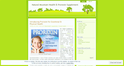 Desktop Screenshot of naturalmountainhealth.wordpress.com