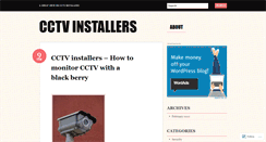 Desktop Screenshot of cctvinstallers55.wordpress.com