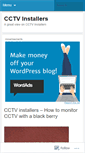 Mobile Screenshot of cctvinstallers55.wordpress.com