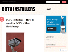 Tablet Screenshot of cctvinstallers55.wordpress.com