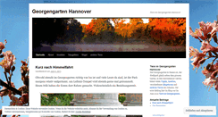 Desktop Screenshot of georgengarten.wordpress.com