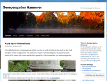 Tablet Screenshot of georgengarten.wordpress.com