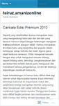 Mobile Screenshot of fairuzamanizonline.wordpress.com