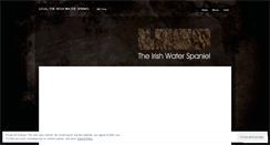 Desktop Screenshot of irishwaterspaniels.wordpress.com