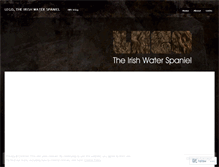 Tablet Screenshot of irishwaterspaniels.wordpress.com