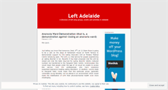 Desktop Screenshot of leftadelaide.wordpress.com