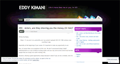 Desktop Screenshot of eddykimani.wordpress.com