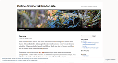 Desktop Screenshot of diziizlesekmi.wordpress.com