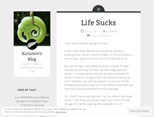 Tablet Screenshot of kutarere.wordpress.com