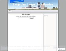 Tablet Screenshot of langejanlangelies.wordpress.com