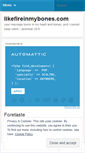 Mobile Screenshot of likefireinmybones.wordpress.com