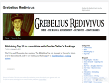 Tablet Screenshot of grebeliusredivivus.wordpress.com