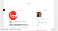 Desktop Screenshot of inthehabit.wordpress.com