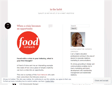 Tablet Screenshot of inthehabit.wordpress.com