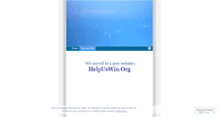 Desktop Screenshot of helpuswin.wordpress.com