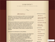 Tablet Screenshot of comchon.wordpress.com