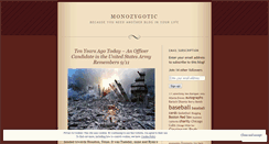 Desktop Screenshot of monozygotic.wordpress.com
